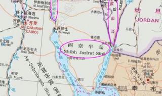 以色列和巴勒斯坦的地图